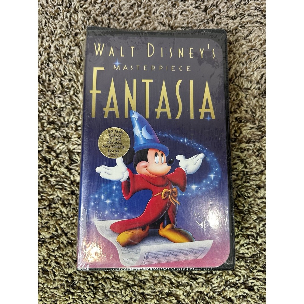 Walt Disney's Masterpiece Fantasia (VHS, 1991) Factory Sealed NEW